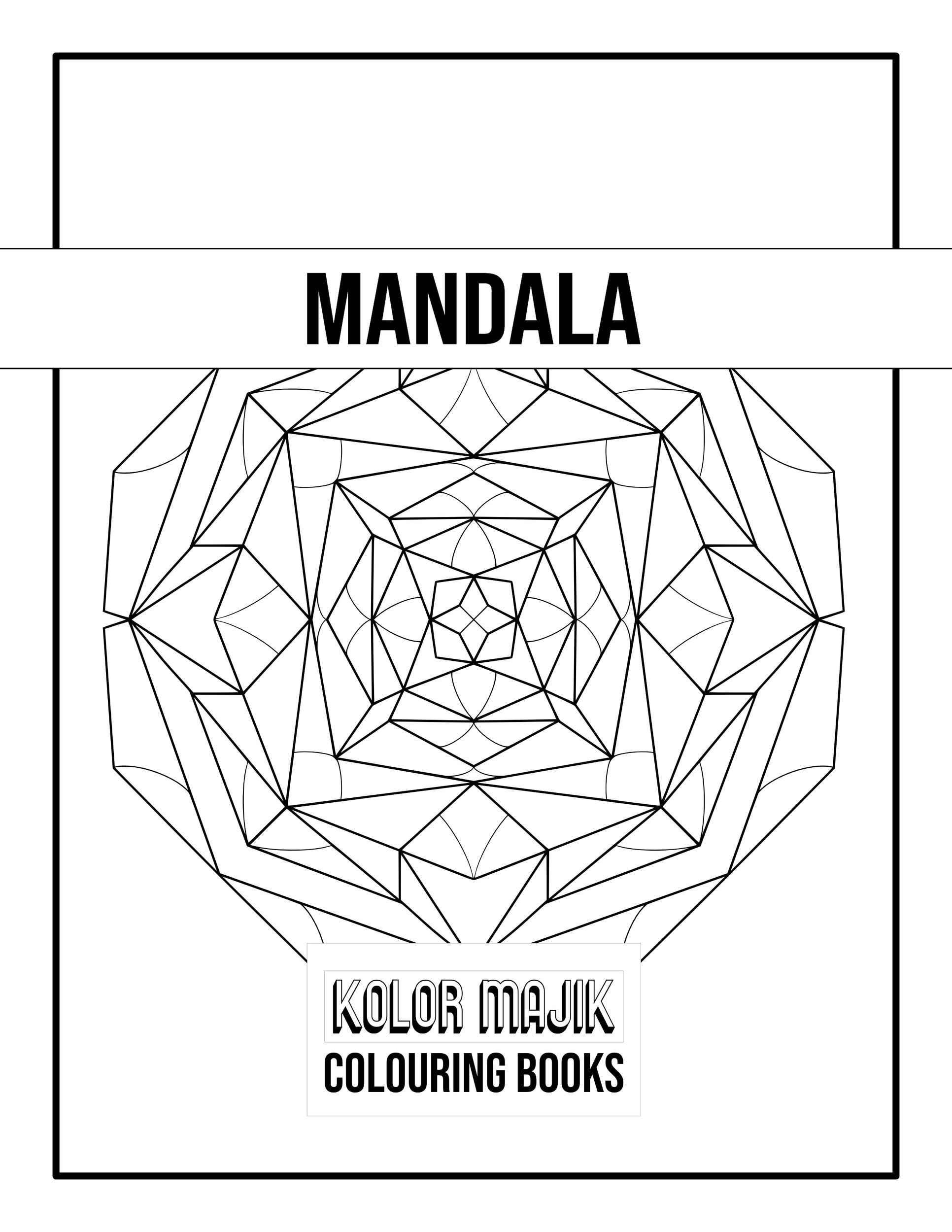 Coloring Mandala Pattern design