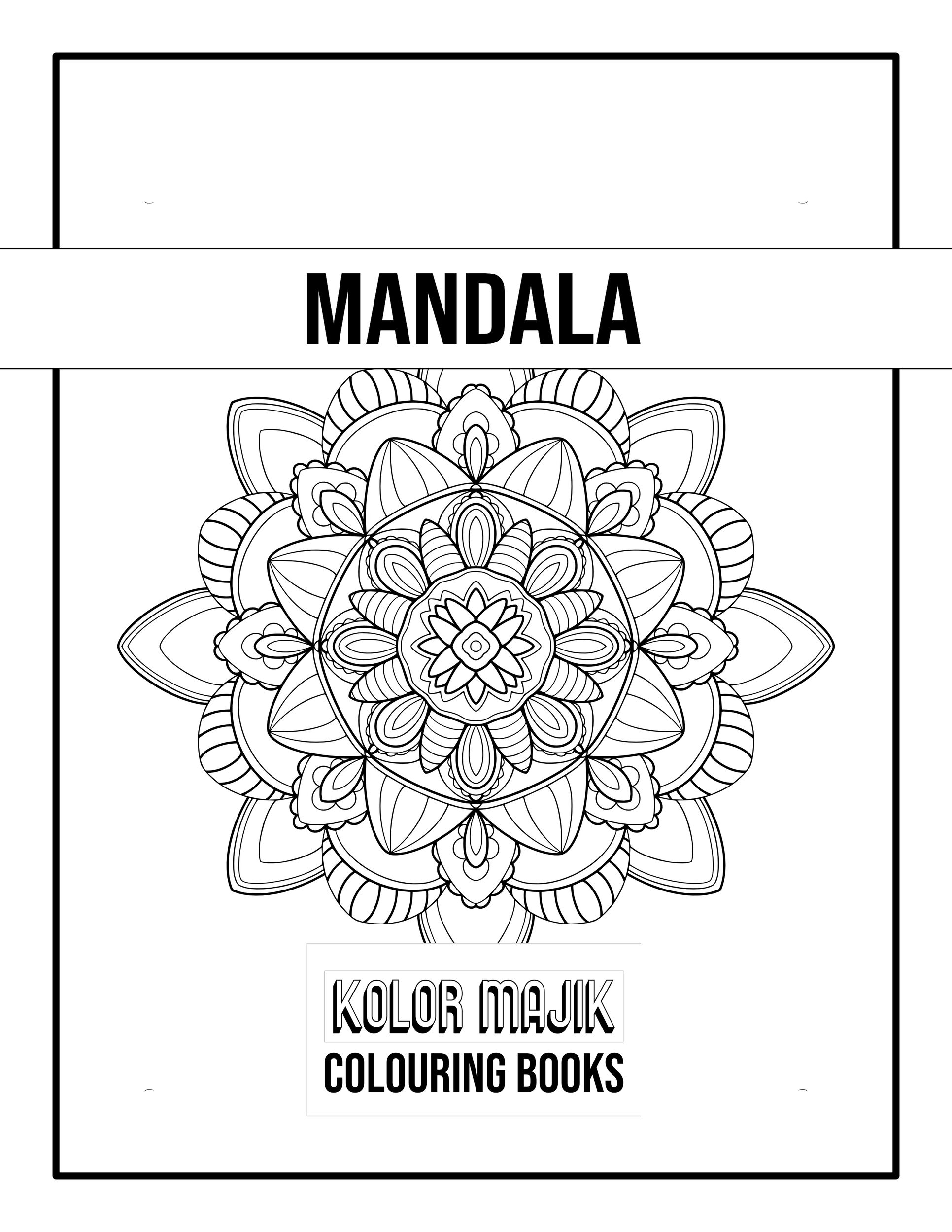 Coloring Mandala Pattern design