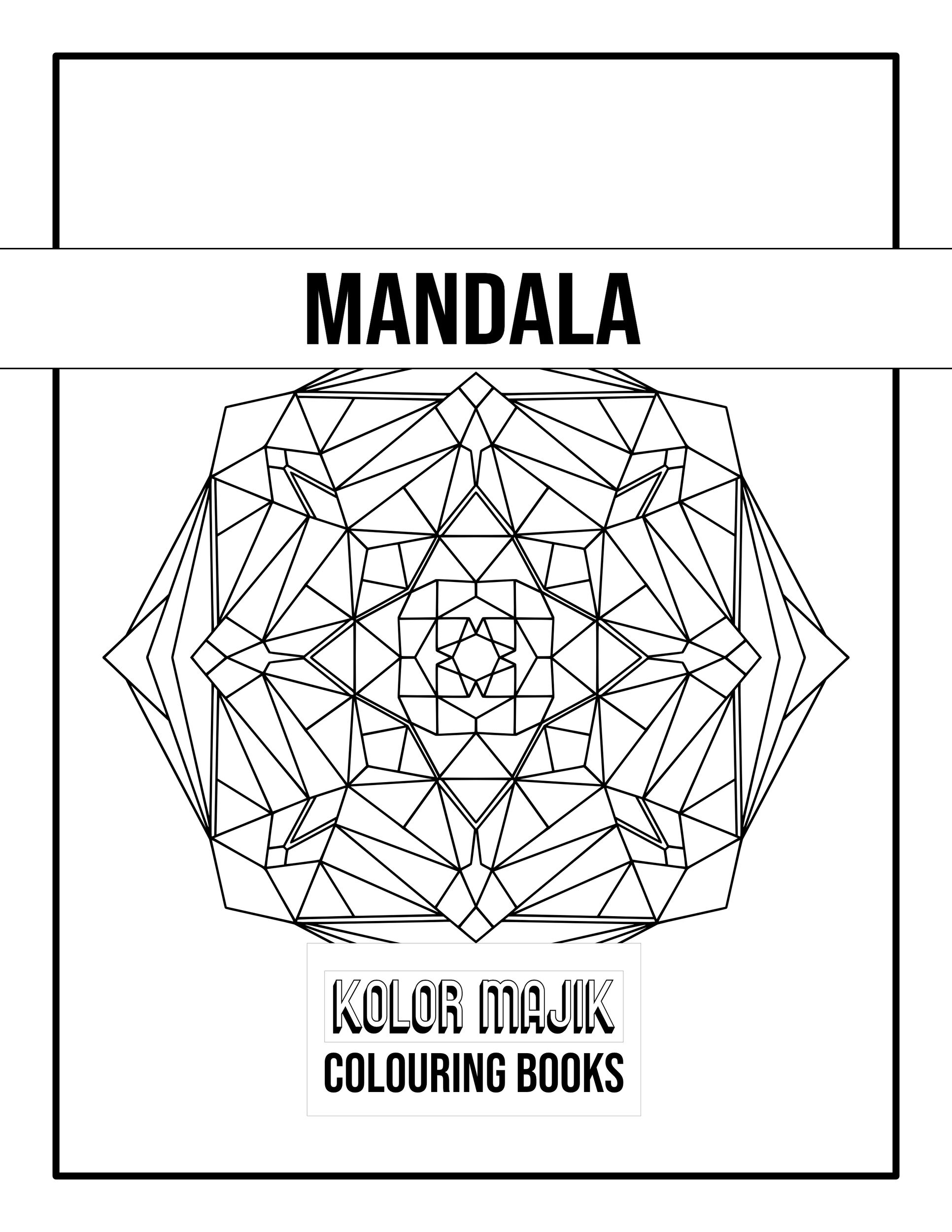 Coloring Mandala Pattern design
