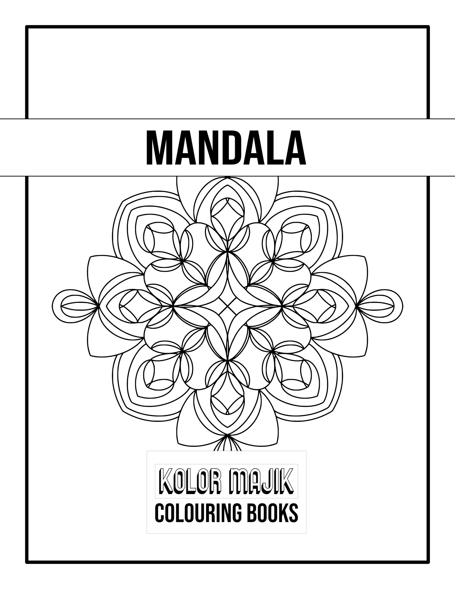 Coloring Mandala Pattern design
