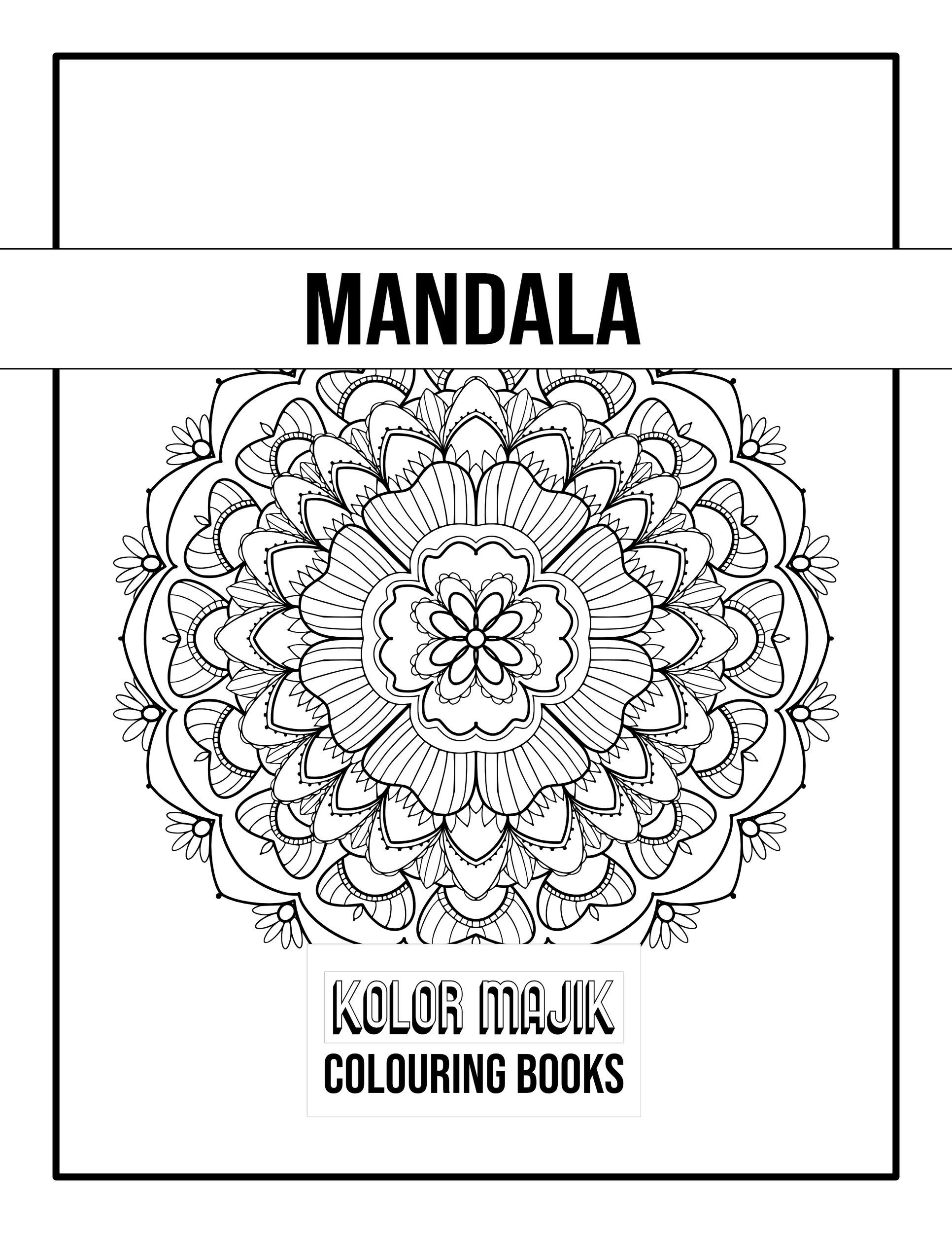 Coloring Mandala Pattern design