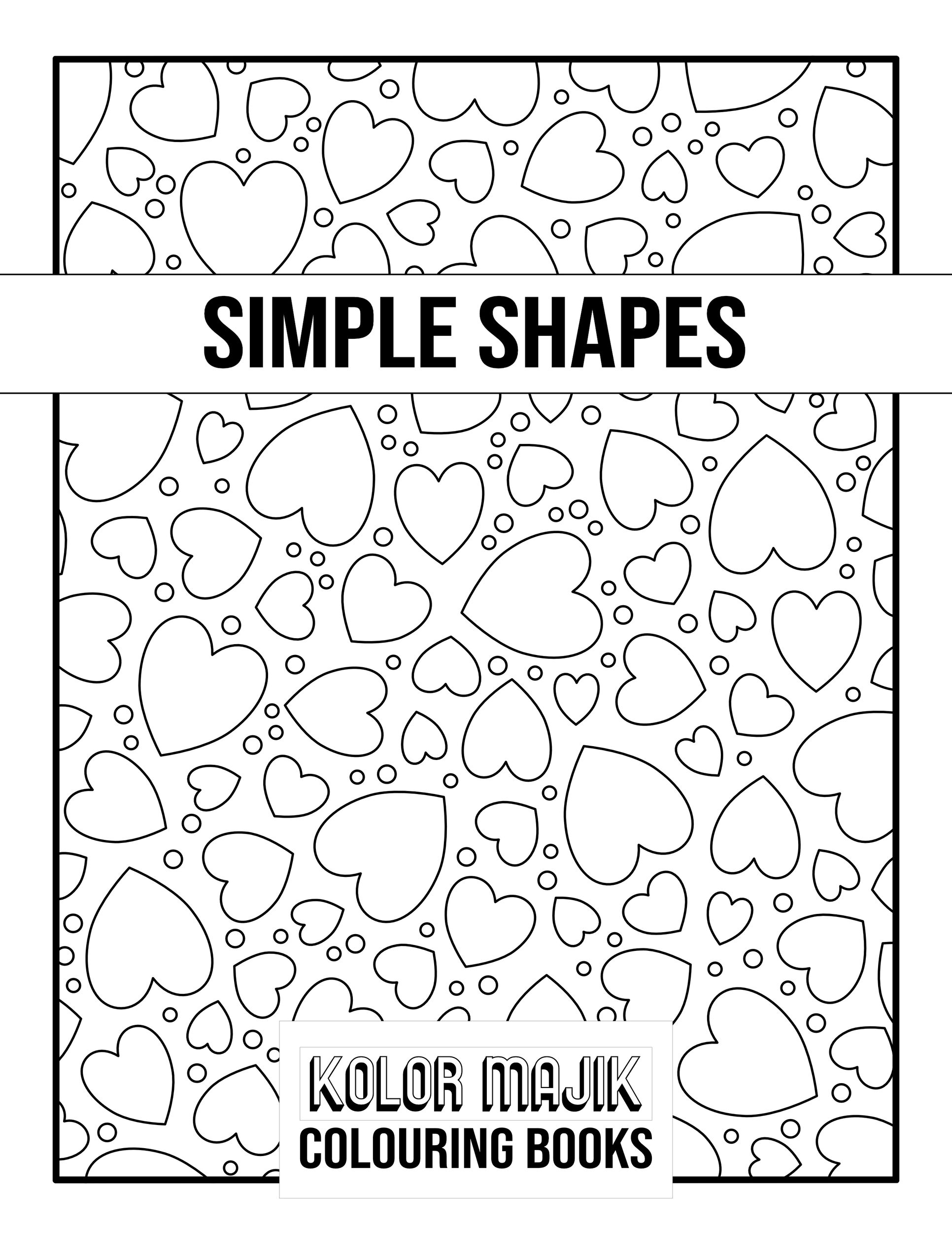 Simple Shapes Colouring Pages - Image 2