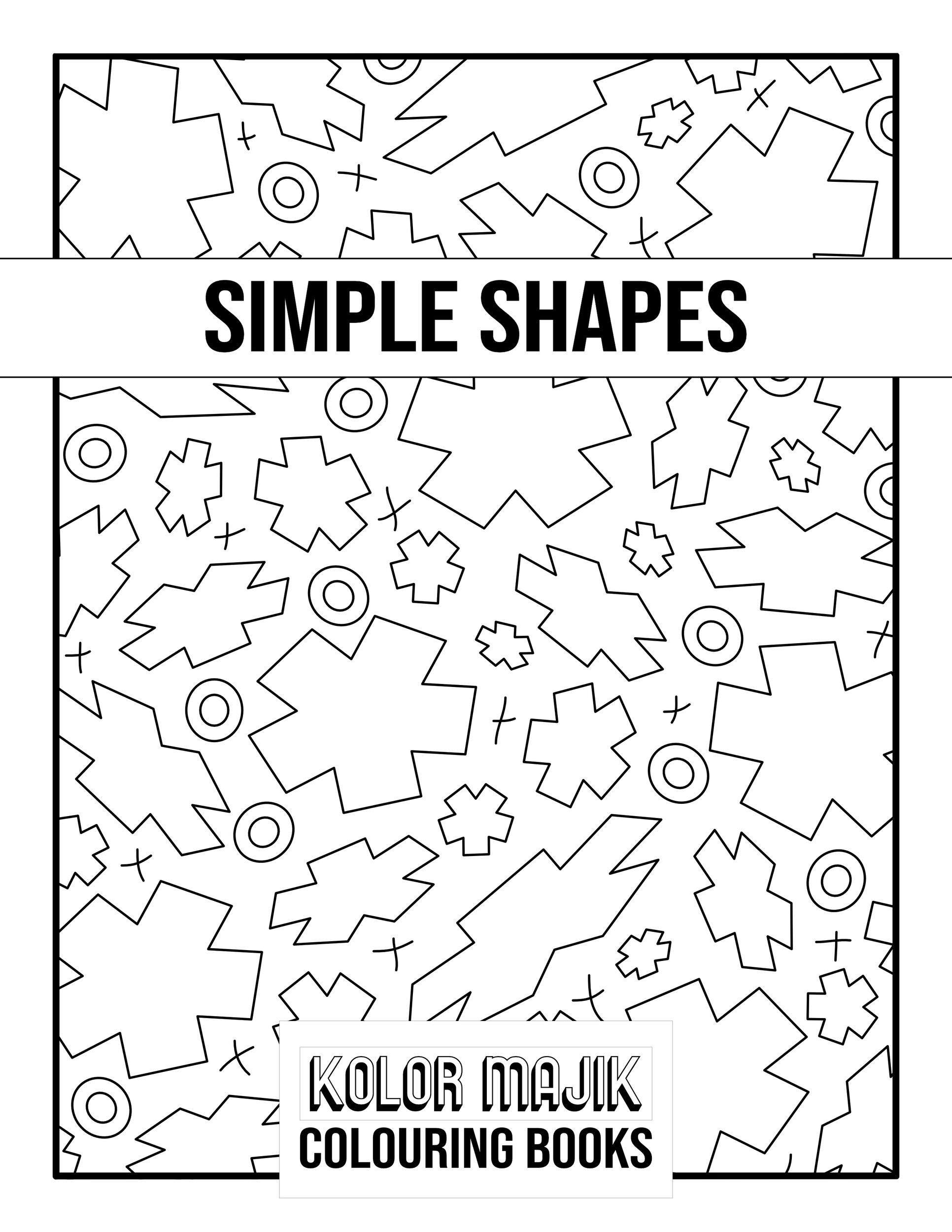 Simple Shapes Colouring Pages - Image 8
