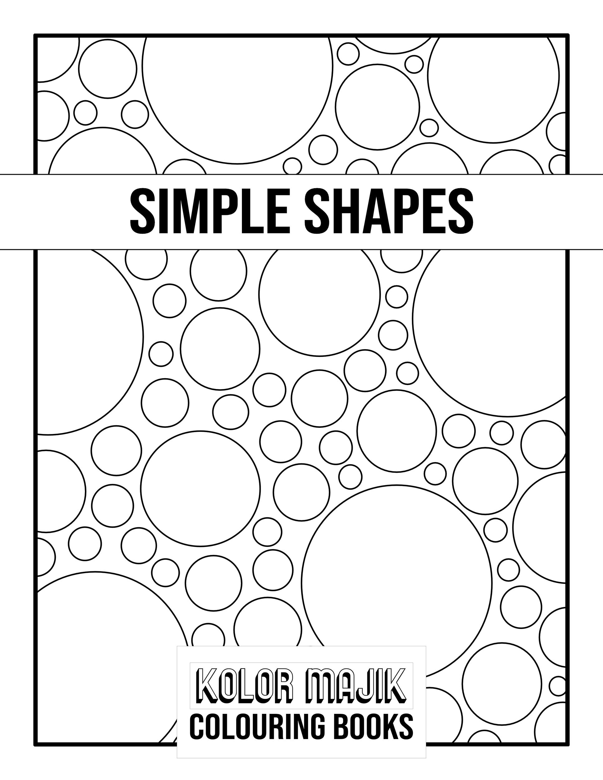 Simple Shapes Colouring Pages - Image 4