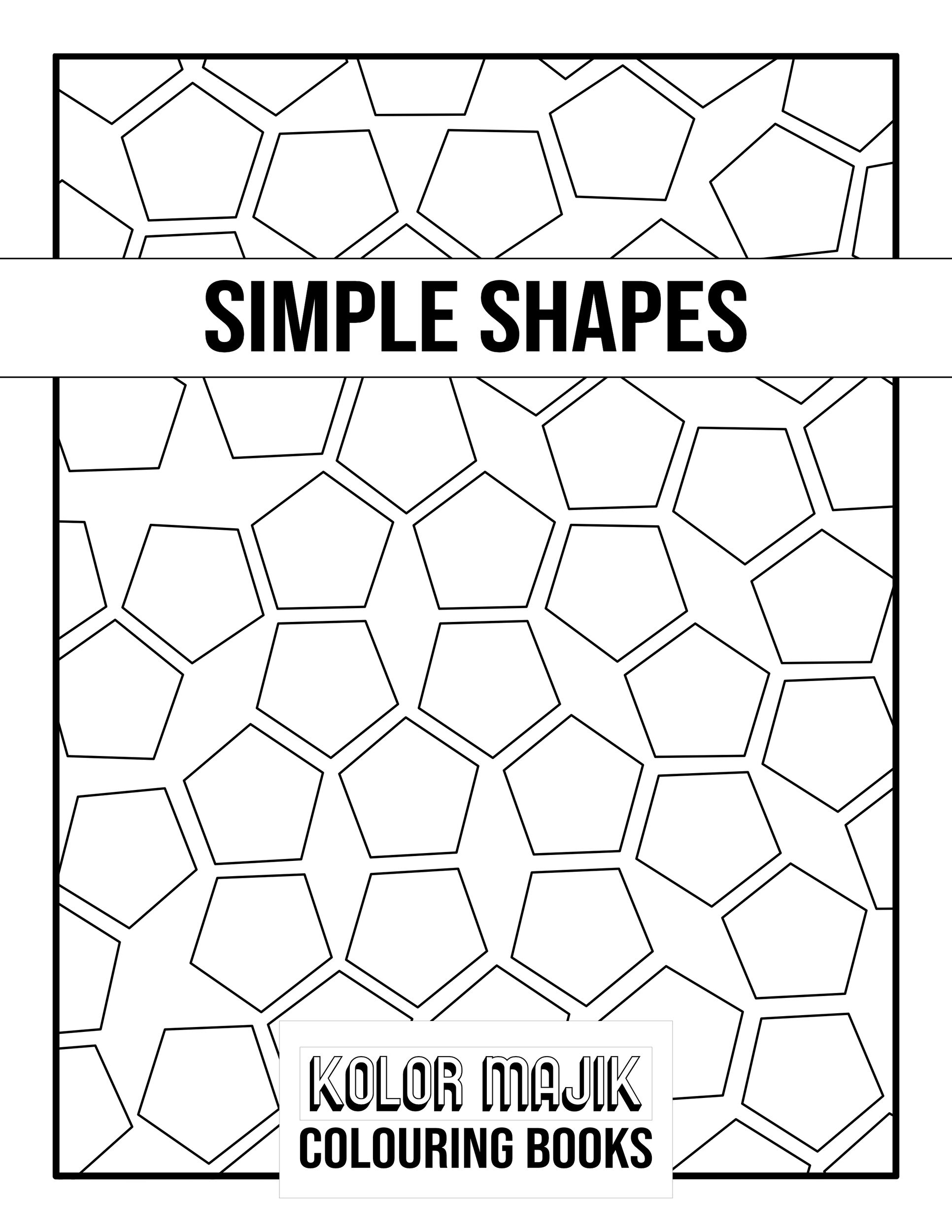 Simple Shapes Colouring Pages - Image 10