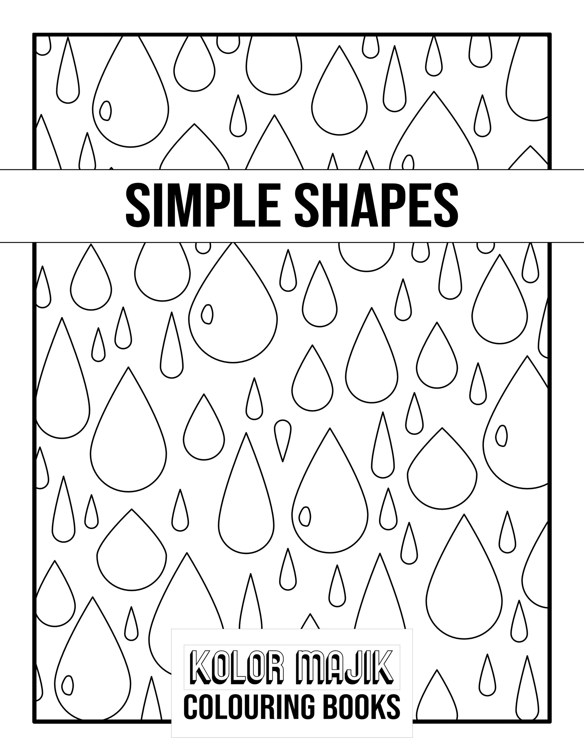 Simple Shapes Colouring Pages - Image 9