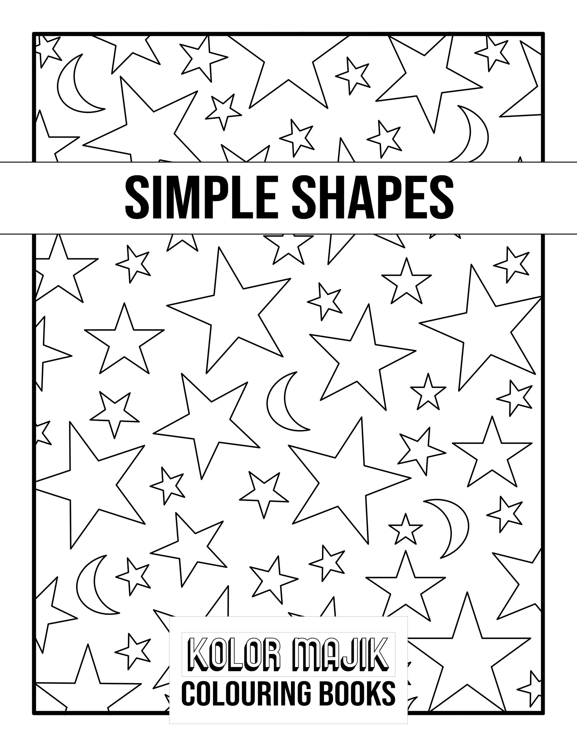 Simple Shapes Colouring Pages - Image 6